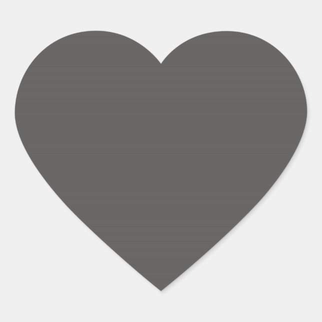 Pegatina Cardíaco Gris Cardiopatía Cardiaca (Anverso)