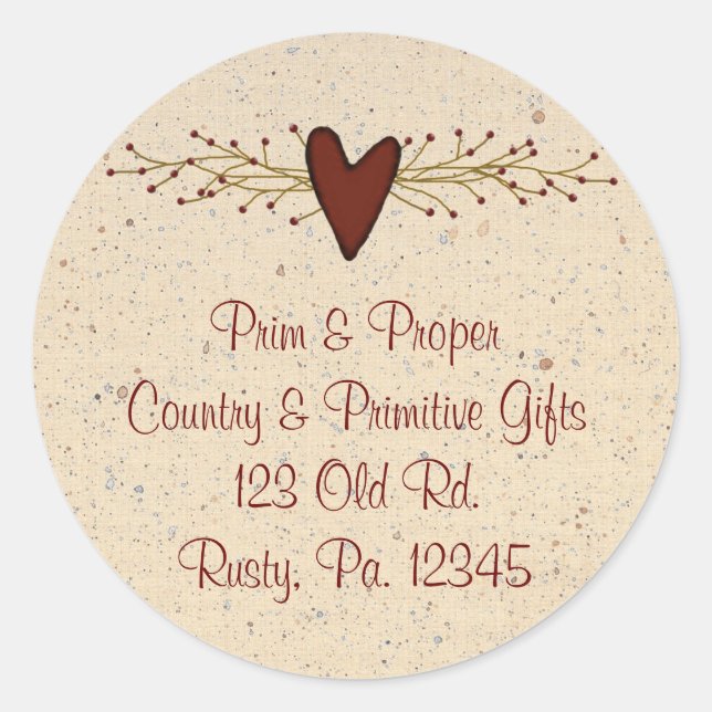 Pegatina cardíaco primitivo (Anverso)