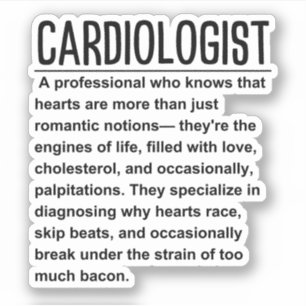 Pegatina Cardiólogo