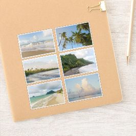 Pegatina Caribbean Dreams Tropical Beach Photo Stickers