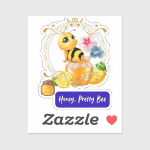 Pegatina Cariño, Bonito Bee