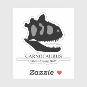 Pegatina Carnotaurus Skull