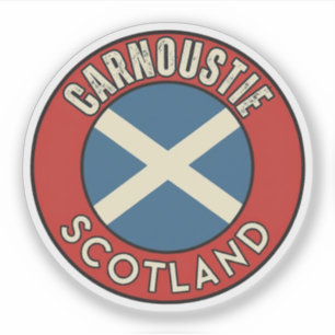 Pegatina Carnoustie (Escocia)