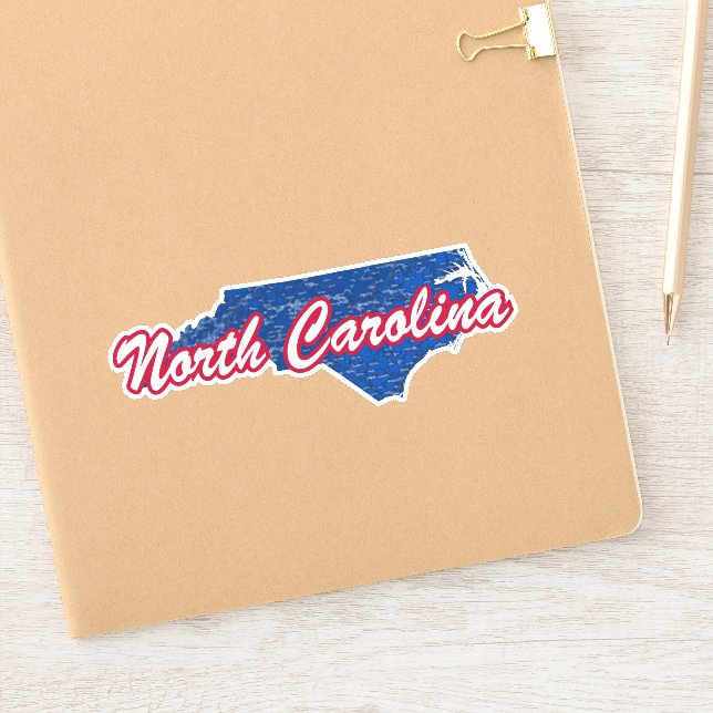 Pegatina Carolina del Norte (Cuaderno)