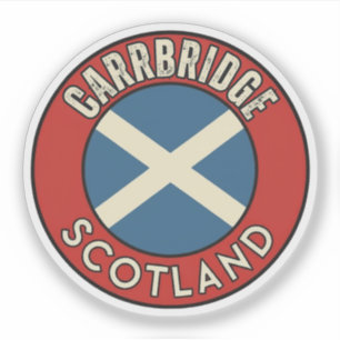 Pegatina Carrbridge, Escocia