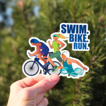 Carrera en bicicleta de natación - para los atleta