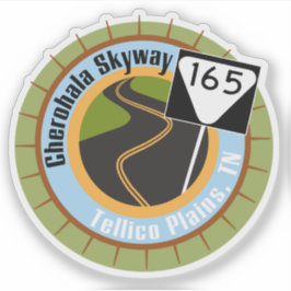Pegatina Carretera de motocicletas Famosa de la ruta del Sk