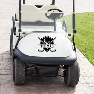 Pegatina Carrito de Golf Personalizado