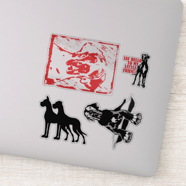 Pegatina Carsticker Great Dane Collection (Detalle)