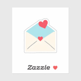 Pegatina Carta de amor