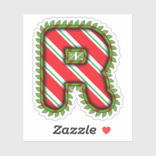 Pegatina Carta de Navidad R