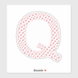 PEGATINA CARTAS FORMADAS POR CORAZONES