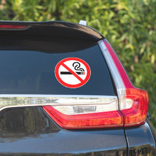 Pegatina Cartel Clásico de Prohibido Fumar