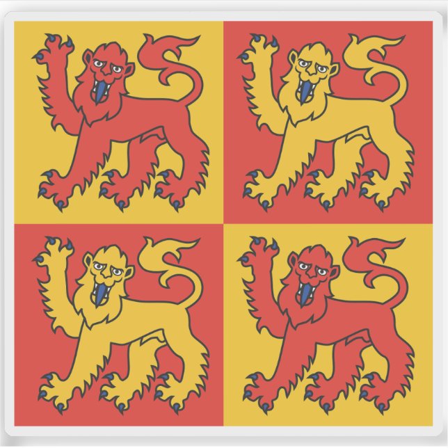 Pegatina Cartel de Llywelyn (Plaza) (Anverso)