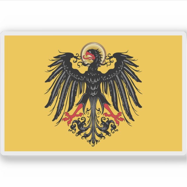 Pegatina Cartel del Santo Emperador Romano (principios del  (Anverso)