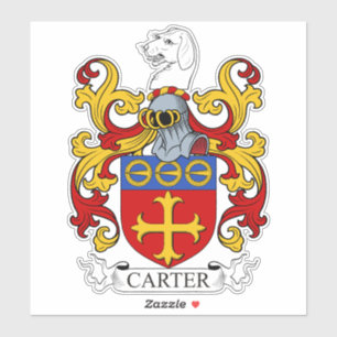 Pegatina Carter Family Crest