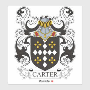Pegatina Carter Family Crest