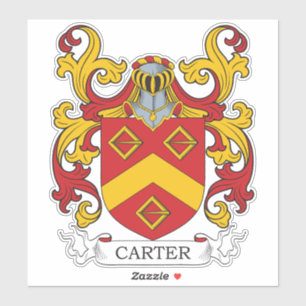 Pegatina Carter Family Crest