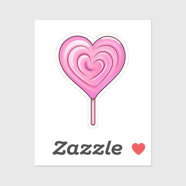 Pegatina Cartoon lollipop (Hoja)