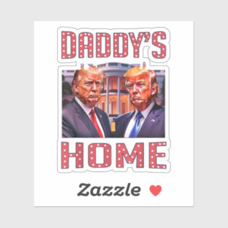 Pegatina Casa Blanca de Trump Daddys 2024