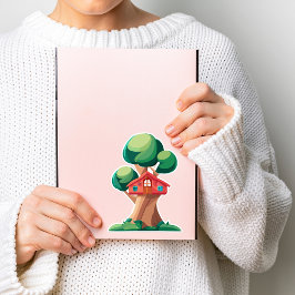 Pegatina Casa de árbol encantadora