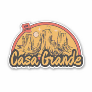 Pegatina Casa Grande, Arizona 