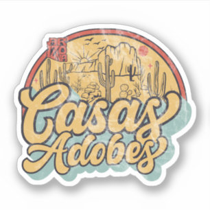 Pegatina Casas Adobes, arizona