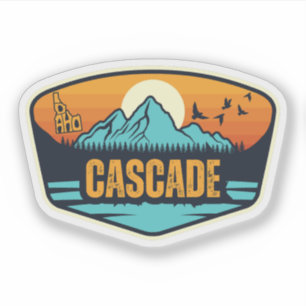 Pegatina Cascade, Idaho