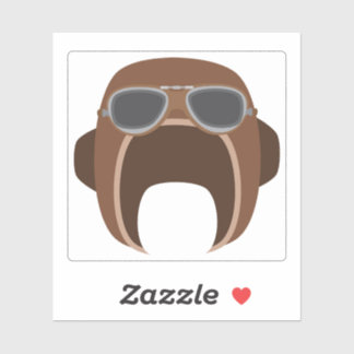 Pegatina Casco piloto