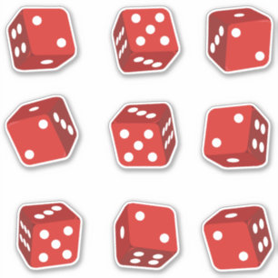 Pegatina Casino Craps Dice