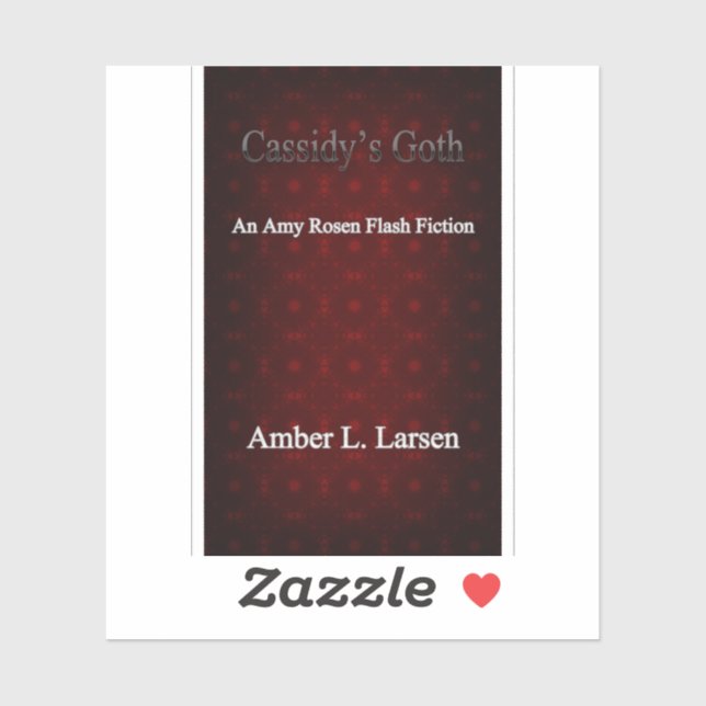 Pegatina Cassidy's Goth Book Cover Sticker (Hoja)