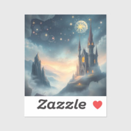 Pegatina Castillo Celestial de la Luna