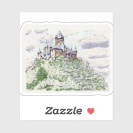 Pegatina Castillo de Cochem, Alemania