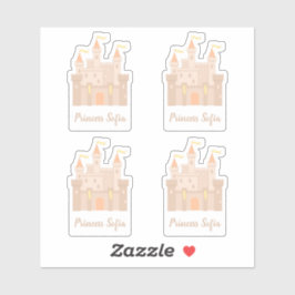 Pegatina Castillo real medieval de Fairytale