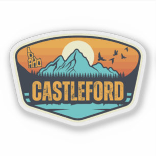 Pegatina Castleford, Idaho