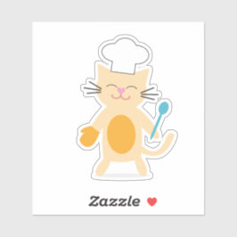 Pegatina Cat Chef Sticker