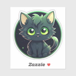 Pegatina Cat Love: Express Your Feline with Sticker