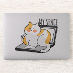 Pegatina Cat My Space
