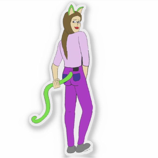 Pegatina catadora (Anverso)