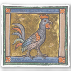 Pegatina Catálogo Bestiario Medieval c. 1270