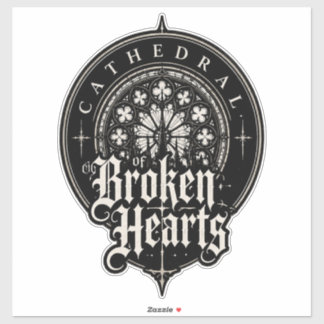 PEGATINA CATEDRAL DE CORAZONES ROTOS CATEDRAL DECAL