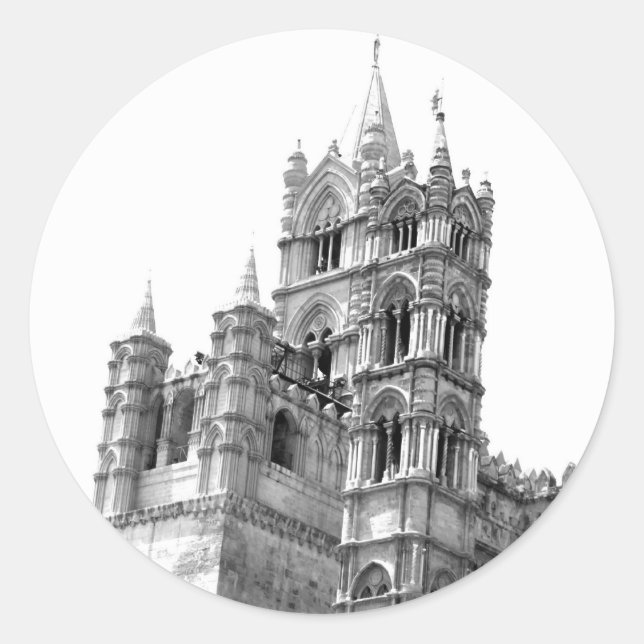 Pegatina Catedral de Palermo (Anverso)