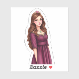 Pegatina Catherine's White Background Sticker