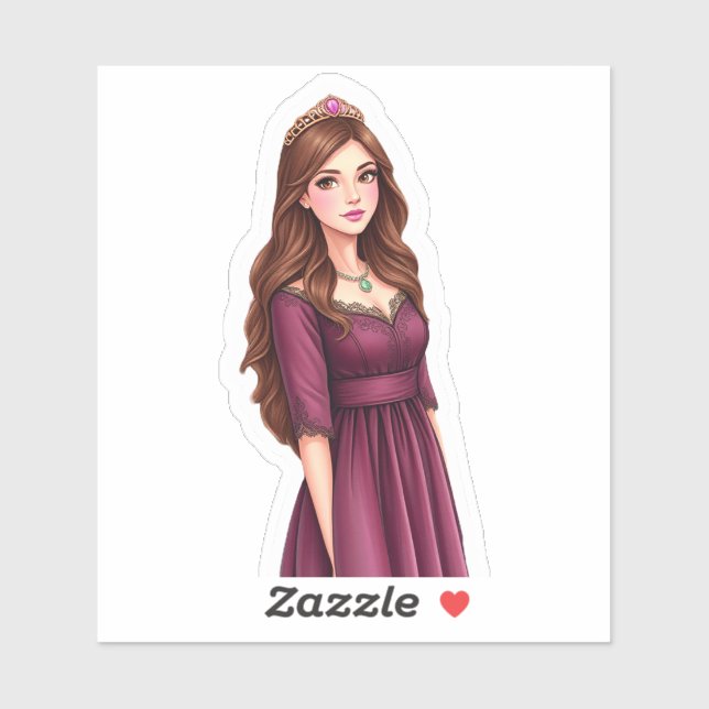 Pegatina Catherine's White Background Sticker (Hoja)