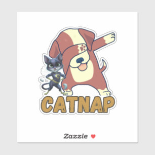 Pegatina Catnap Lover Y Dogday Lover