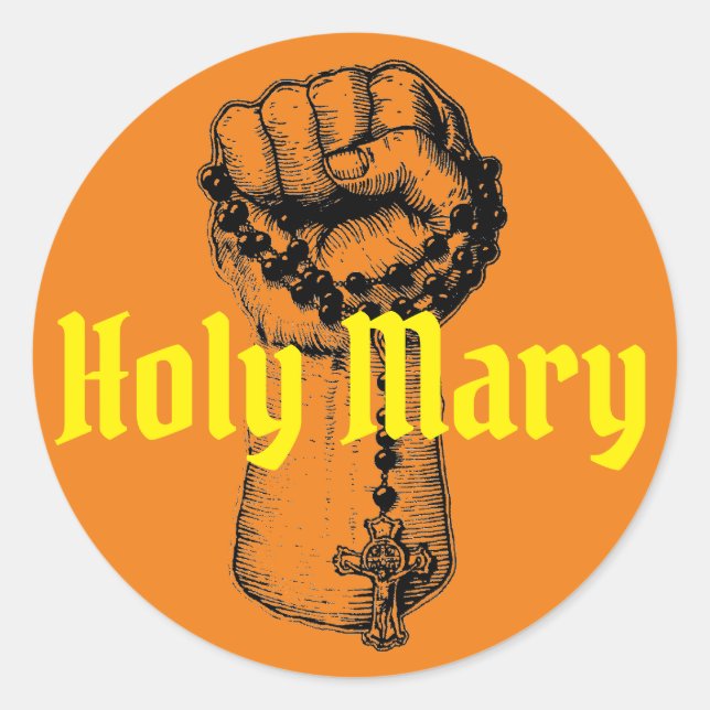 PEGATINA CATÓLICO DE LA RONDA CLÁSICA (Anverso)