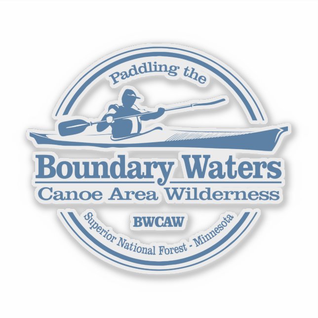 Pegatina CAW de aguas fronterizas (SK) (Anverso)