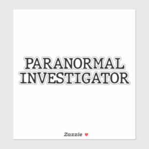 Pegatina Caza de fantasma paranormal EVP