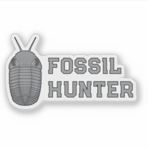 Pegatina Cazador de Fósiles Trilobite