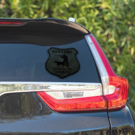 Pegatina Cazadores, compañeros de vida